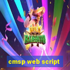 cmsp web script